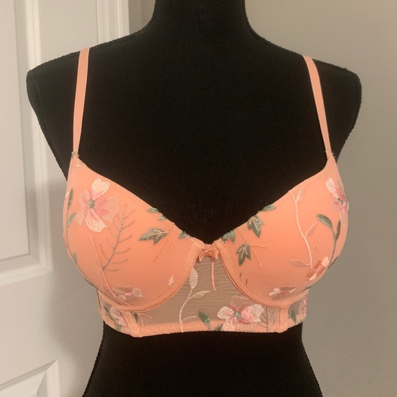 Peach Coloured Push-Up BRA & PANTY SET - Picture 8 of 10